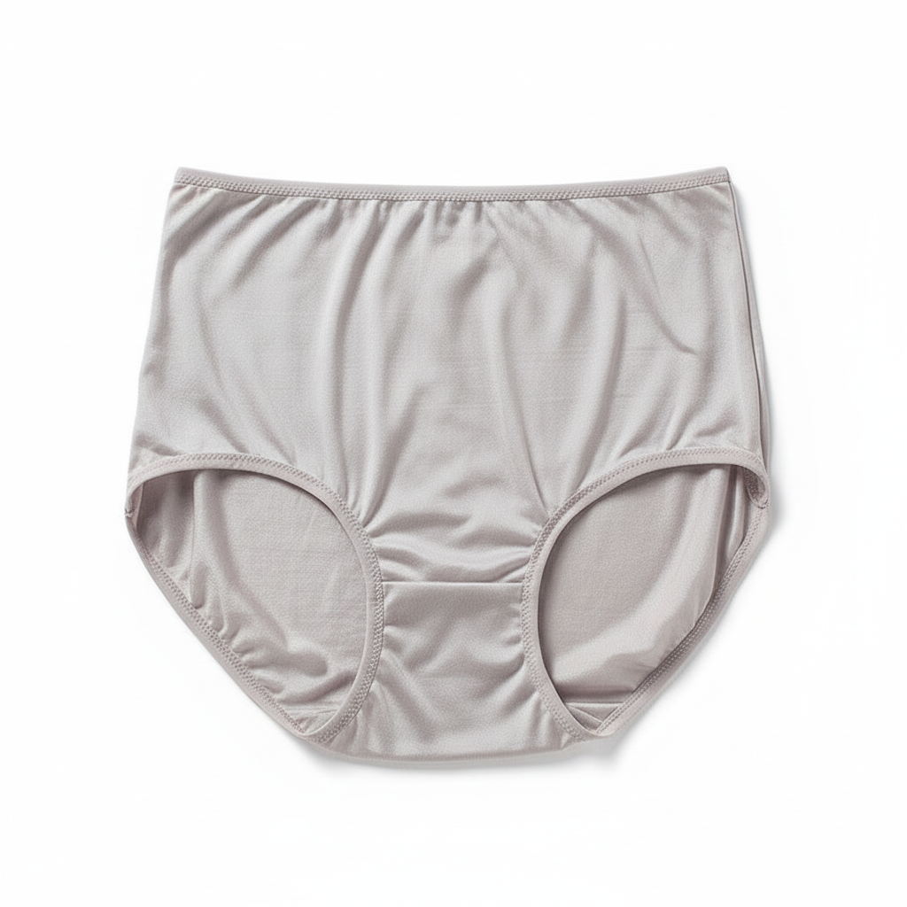 Aura 100% 6A Mulberry Silk High-Waist Performance Brief