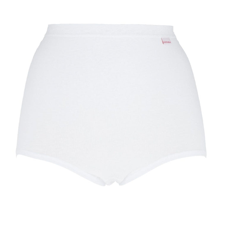 Cotonella Women’s High-Waist Maxi Brief – Soft Stretch Cotton Comfort