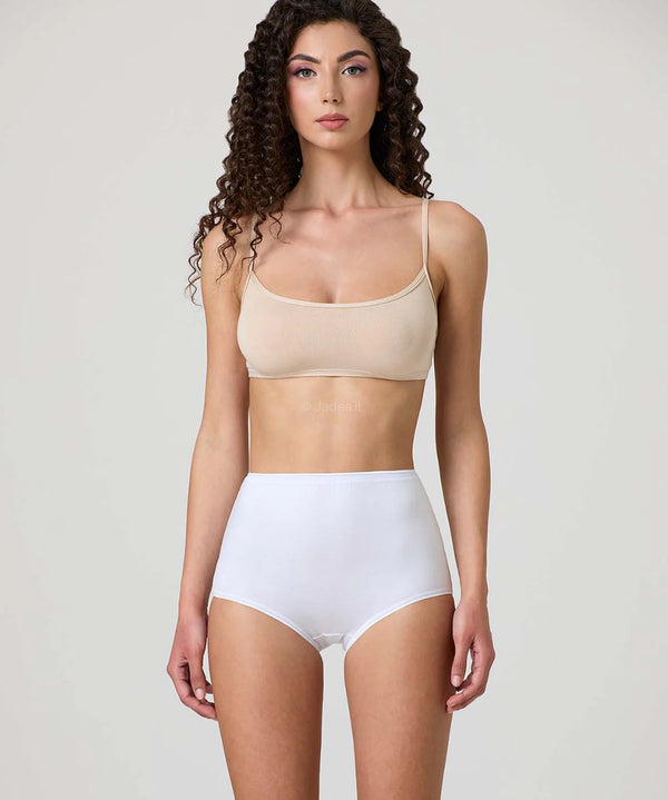 Jadea Women’s High‑Waist Culotte – Soft Stretch Cotton Comfort