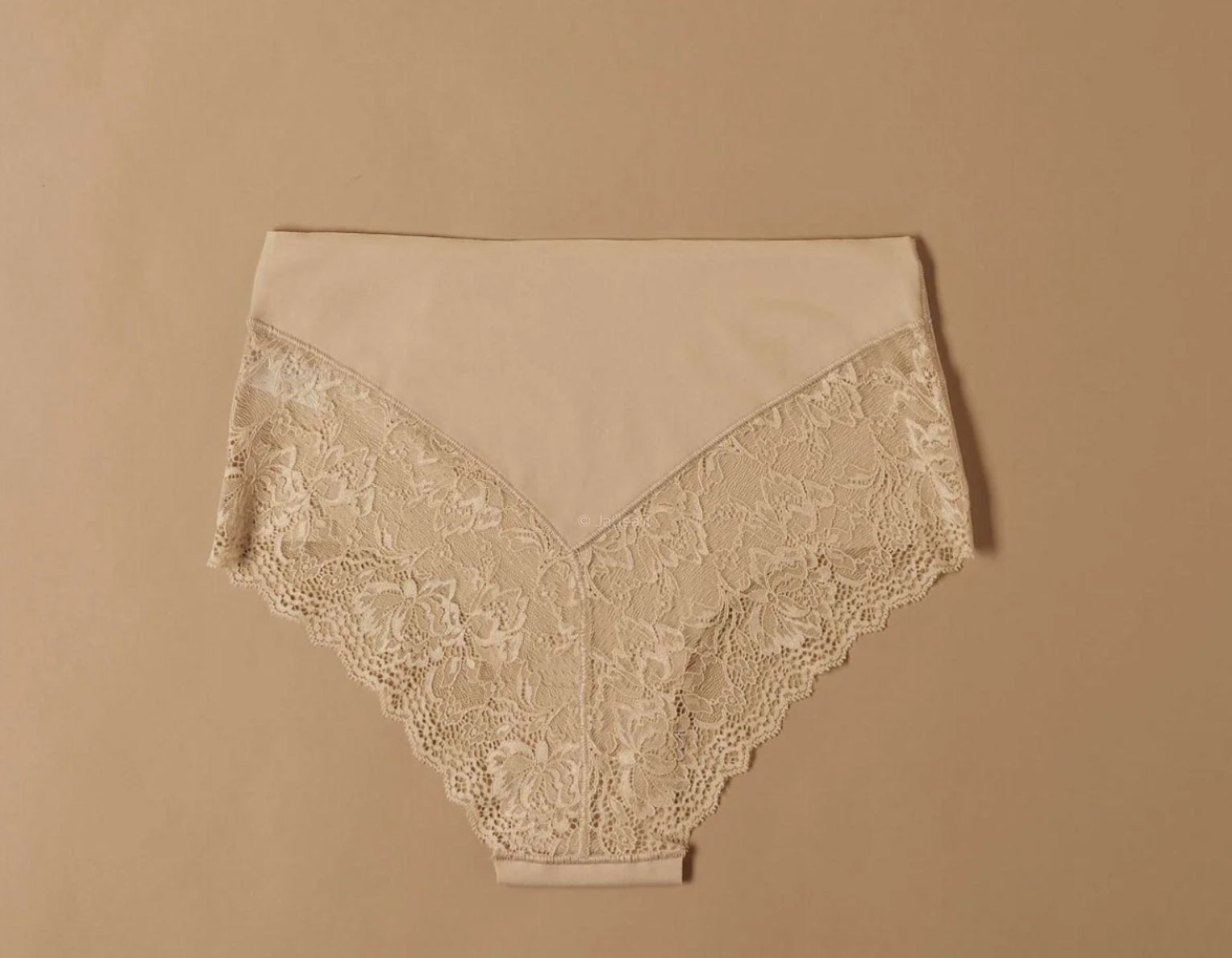 Jadea Women’s Laser-Cut Midi Brief – Stretch Cotton & Lace Comfort