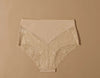 Jadea Women’s Laser-Cut Midi Brief – Stretch Cotton & Lace Comfort