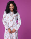 Mahogany - Carolyn Gown – Heavy-Weight Printed Cotton Comfort