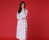 Mahogany - Happy Penguin Nightgown – Cozy 100% Cotton Flannel Winter Print