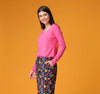 Mahogany - Bright and Merry Black Flannel Pajama Pants – Cozy, Playful, 100% Comfort
