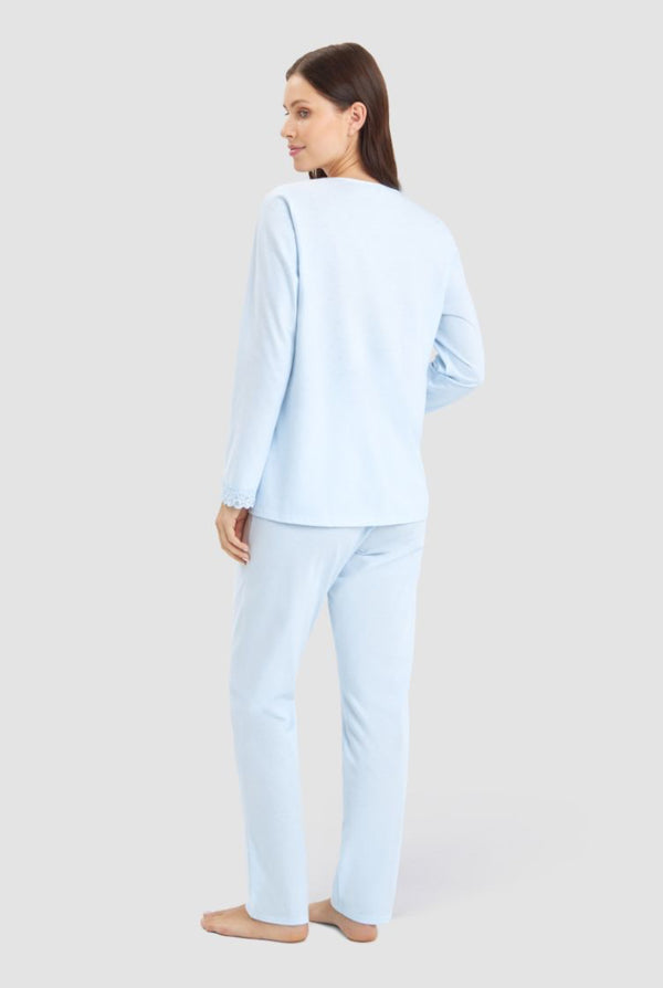 Rösch Cotton-Modal Lace Pyjama