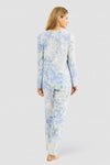 Rösch Pyjama Set – Cotton-Modal Comfort with Modern Leaves Print