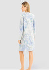 Rösch Nightdress – Modern Leaves Botanical Print in Soft Cotton-Modal
