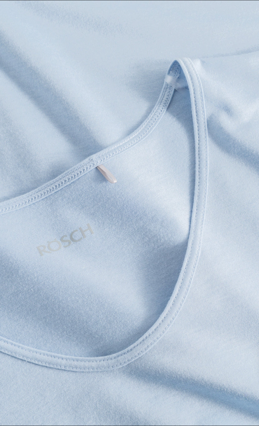 Rösch Nightdress – Cotton-Modal Comfort in Smokey Blue