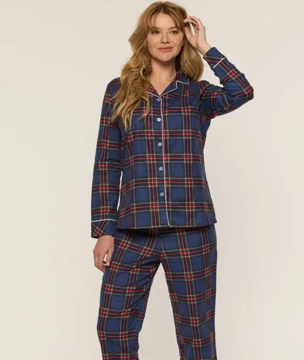 Claudel Plaid Pajama Set