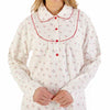 Slenderella Tulip Brushed Cotton 45″ Nightdress – Classic Comfort in Floral Softness