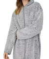 DKNY Women’s Short Hooded Robe – Modern Lounge Luxury with Everyday Comfort