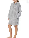 DKNY Women’s Short Hooded Robe – Modern Lounge Luxury with Everyday Comfort