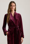 Ralph Lauren Women’s Velvet Long Shawl-Collar Robe