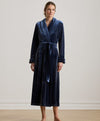 Ralph Lauren Women’s Velvet Long Shawl-Collar Robe