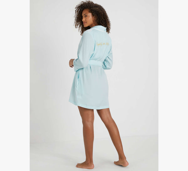 Kate Spade NewYork Cotton Blend Bridal Happily Ever After Robe