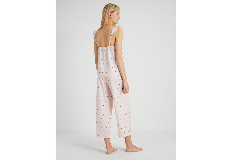 Kate Spade Busy Bee Lawn Cotton Poplin Crop Pajamas