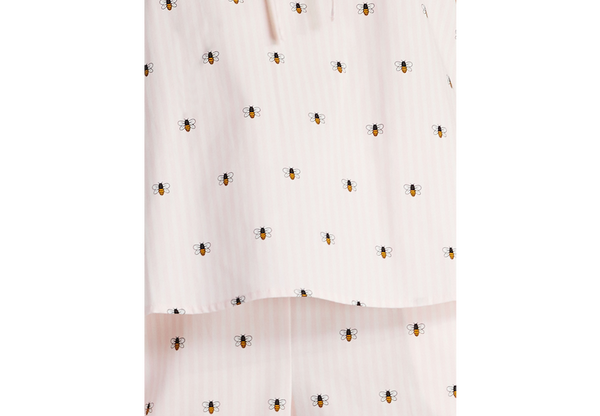 Kate Spade Busy Bee Lawn Cotton Poplin Crop Pajamas