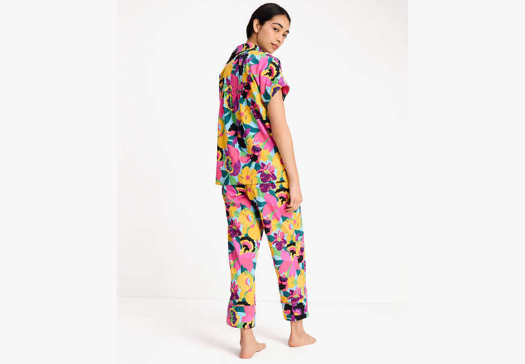 Kate Spade Organic Lawn Cotton Crop Pajamas - Orchid Bloom