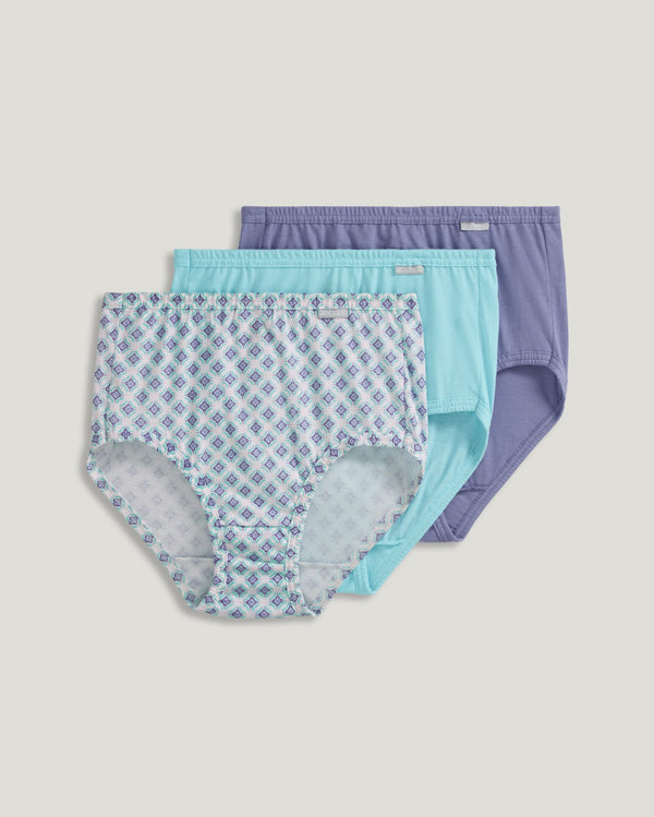 Jockey 3 Pack Elance Cotton Full Briefs