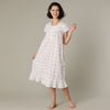 Mahogany 100% Cotton Cap Sleeve Nightgown - Cherries