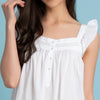 Mahogany 100% Cotton Short Sleeveless Nightgown - Nicola