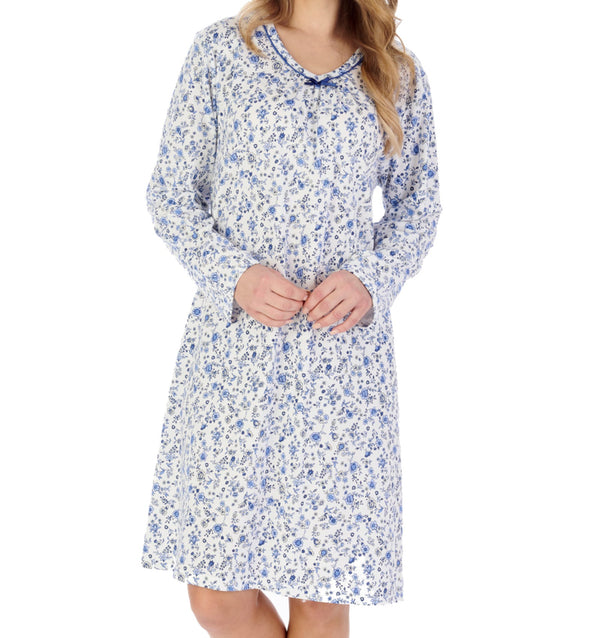 Ditsy Floral Cotton Jersey Nightdress