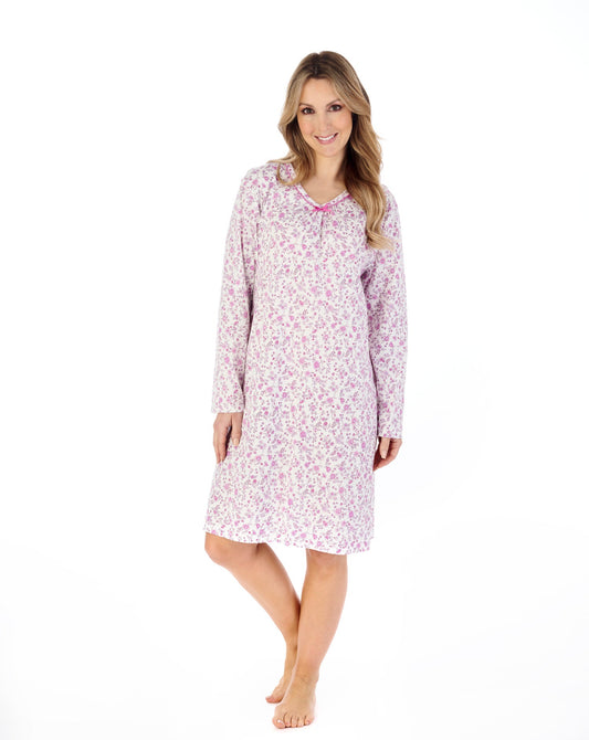 38" Ditsy Floral Jersey Nightdress