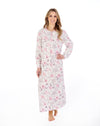 50" Long Sleeve Cotton Jersey Nightdress