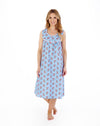 Ditsy Floral Print 42" Pure Woven Cotton Nightdress