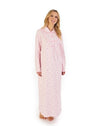 51" Floral Luxury Cotton Flannel Nightdress