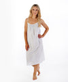 Slenderella Woven Toile Pint 40" Woven Cotton Chemise