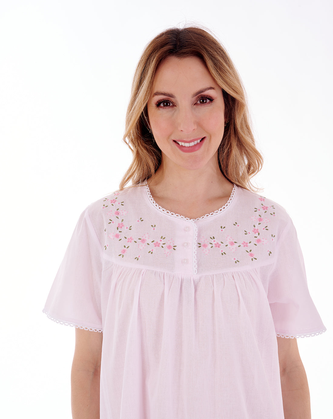 Slenderella Embroidered Yoke 45