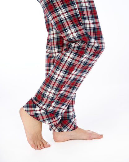 Cotton Flannel Plaid Pajamas
