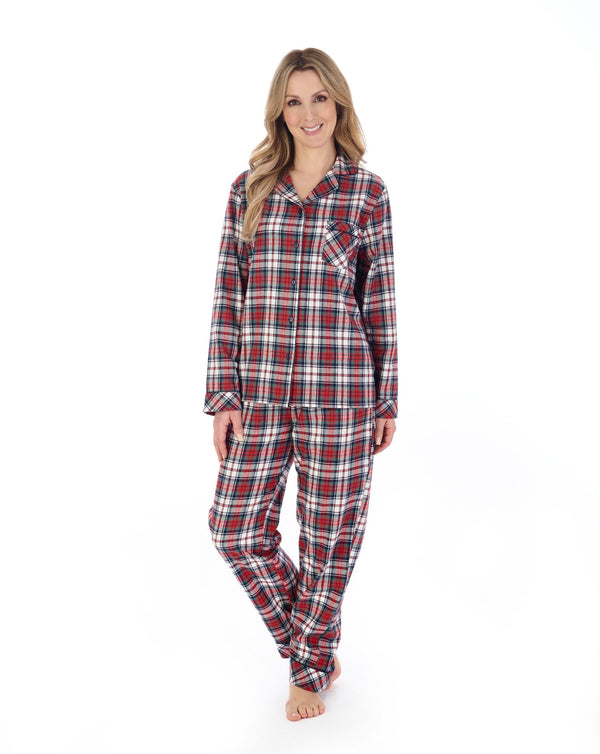 Cotton Flannel Plaid Pajamas