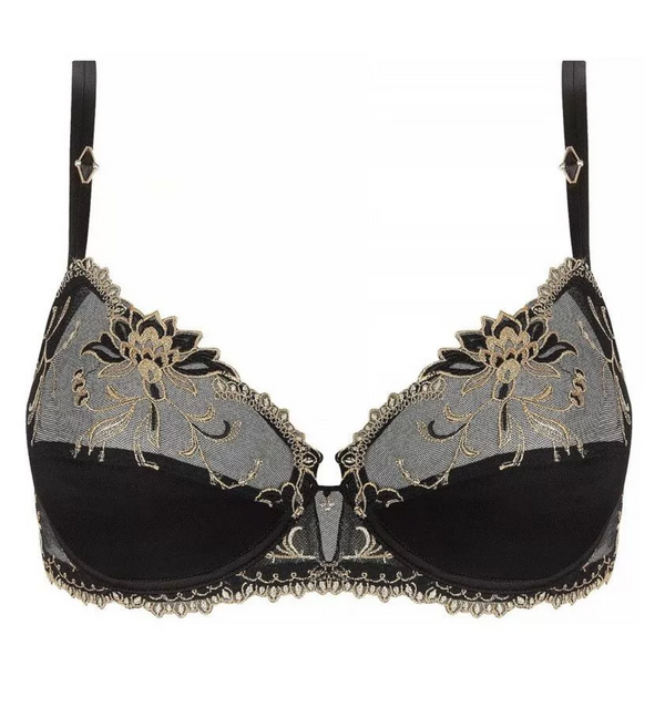 Lise Charmel Éblouissante Icone Full Cup Bra -Embroidered Underwire Luxury Lingerie