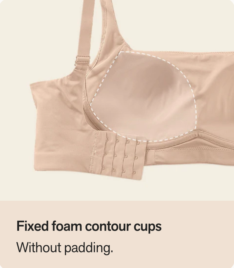 Lined Wireless Support Bra