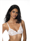 Mey Serie Organic Cotton Blend Triangle Lace Wireless Bralette