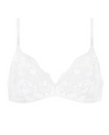 Mey Serie Organic Cotton Blend Triangle Lace Wireless Bralette