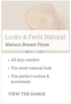 Amoena Natura Cosmetic 2SN Breast Form-323