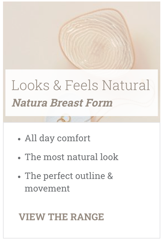 Amoena Natura Cosmetic 2SN Breast Form-323