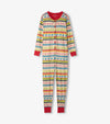 Little Blue House Unisex Adult Cream Fair Isle Onesie