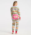 Little Blue House Unisex Adult Cream Fair Isle Onesie