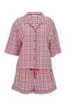 Cyberjammies Tara Seersucker Check 3/4 Shorty Set