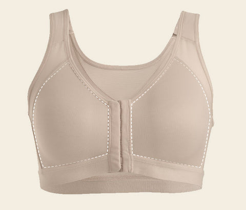 Front Opening Post Surgery Unlined Wireless Posture Corrector Bra