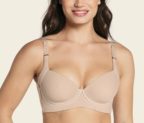 High Profile Back Smoothing Bra with Soft Full Coverage Cups