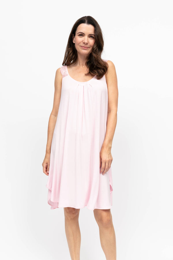 Cyberjammies Samantha Pink Jersey Swing Nightdress