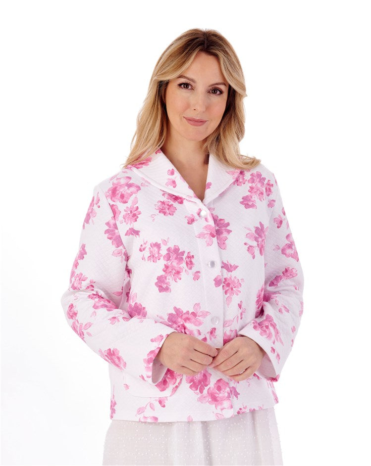 Cotton Floral Bed Jacket