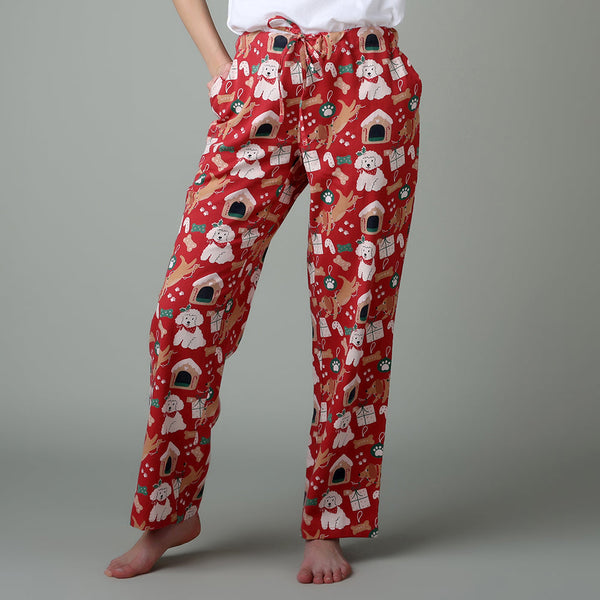 Mahogany - Merry Dogs Pajama Pants – Cozy, Playful, 100% Comfort  Pajama Bottoms