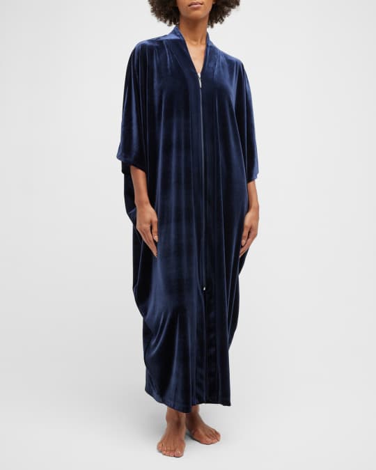 Diamond Tea Velvet Zip Caftan