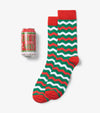 Jingle All The Way Beer Can Socks